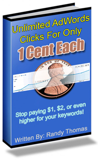 Product picture Unlimited Google AdWords Click For Only 1 Cent