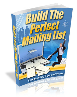 Product picture Build Perfect Mailing List - List Building Tips and Tricks