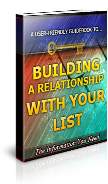 Product picture Building a Relationship With Your List
