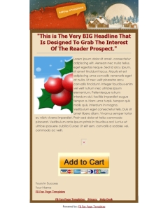 Product picture Christmas Facebook Fanpage Templates