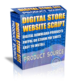 Product picture Digital Store Site Script - Php