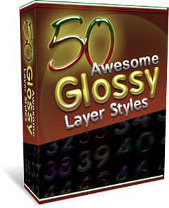 Product picture 50 Glossy Layer Styles
