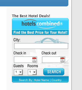 Product picture HotelsCombined Search Widget    