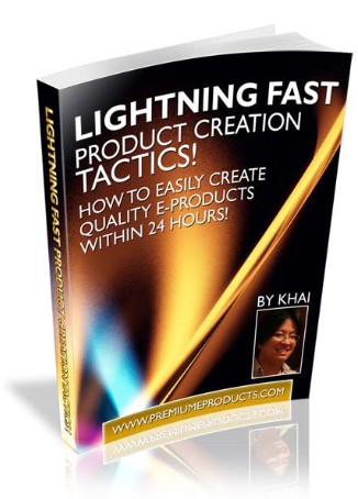 Product picture Lightning Fast Product Creation Tactics   