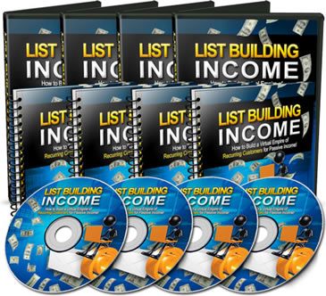 Product picture List Building Income - Audio + Videos