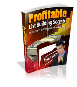 Product picture Profitable List Building Secrets  