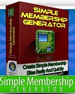 Product picture Simple Membership Generator