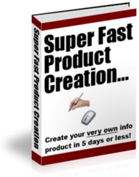 Product picture Super Fast Product Creation PLR