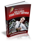 Product picture Writing Your First Article - Ebook